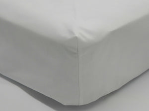Crib Sheet - White Solid Cotton