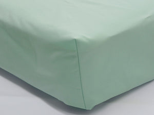 Crib Sheet - Mint Solid Cotton