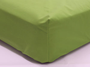 Crib Sheet - Lime Solid Cotton