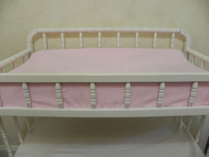 Changing Pad Cover - Smooth Light Pink Minky