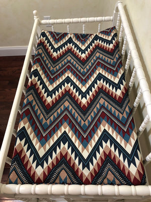 Changing Pad Cover - Western Chevron