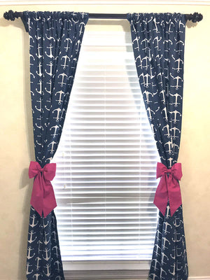 Curtain Tie Back Bows