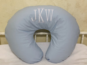 Pale Blue Nursing Pillow Cover