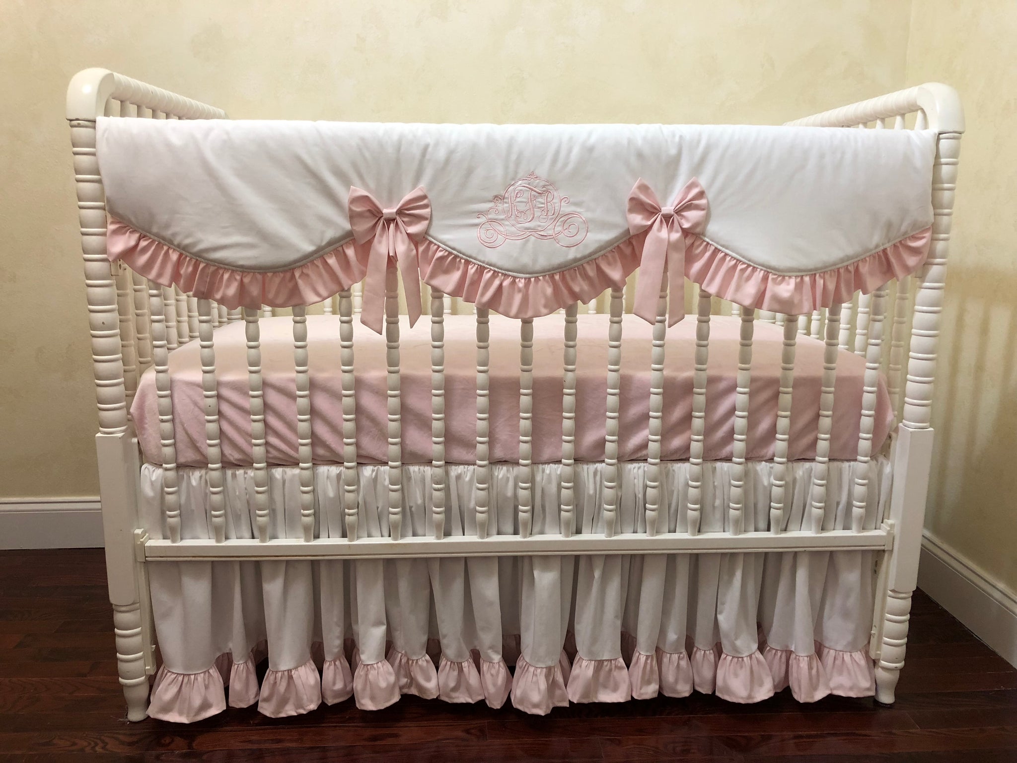 Pink Cinderella Crib Bedding Set Cinderella Crib Bedding In White