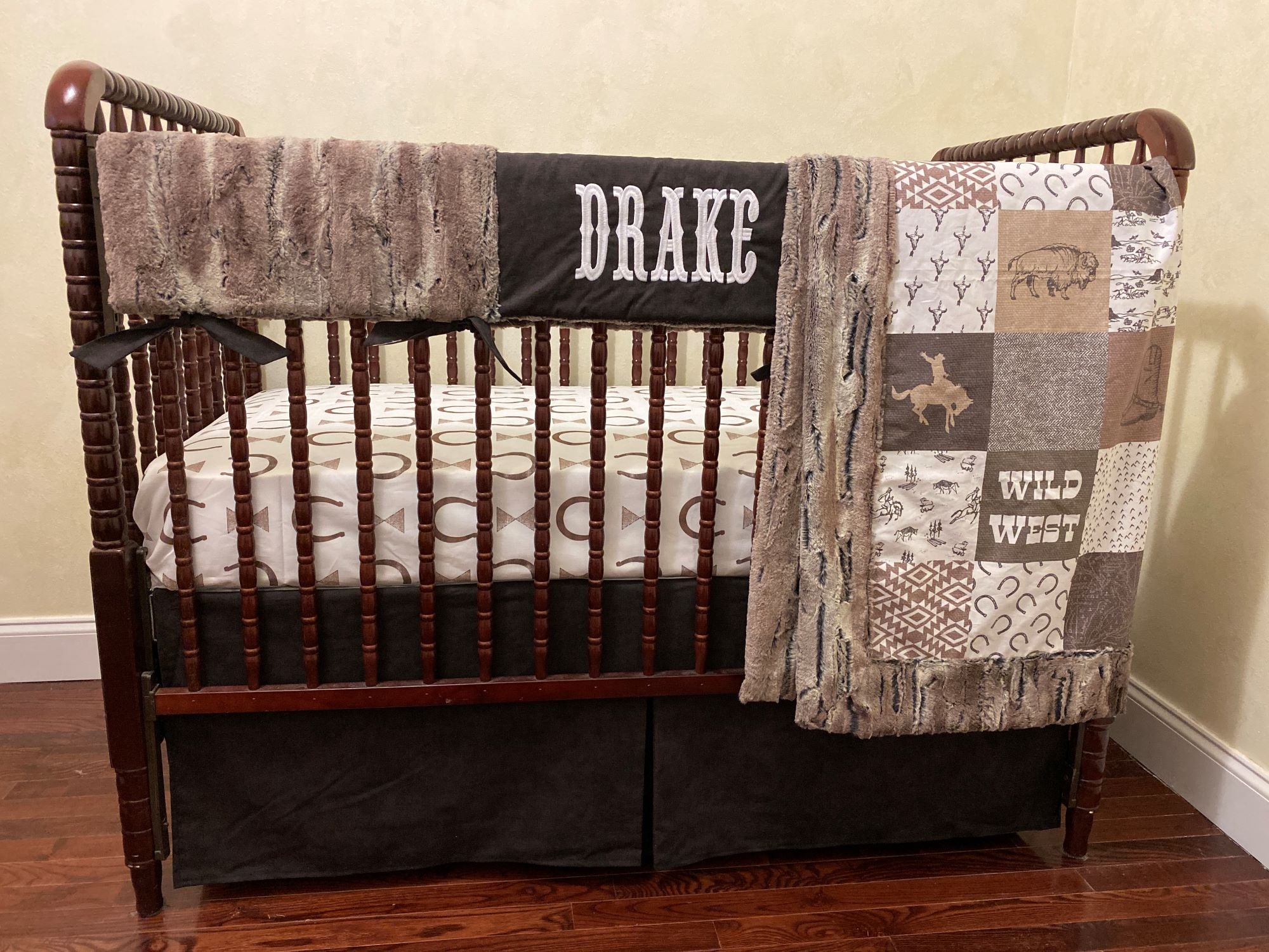 Cowboy Wild West Bedding, Boy Baby Bedding, Western Nursery Bedding Just  Baby Designs