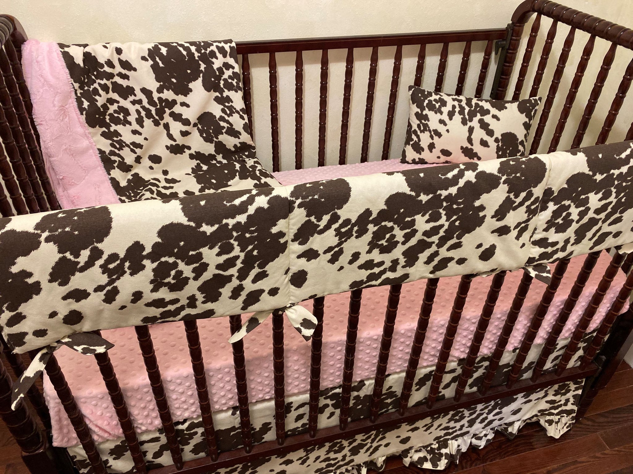Baby Girl Crib Bedding Sets With Bumper Baby Girl Boho Floral