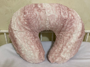 Pink Fawn Deluxe Minky Nursing Pillow Cover