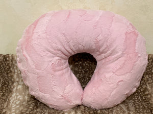Pink Deluxe Minky Nursing Pillow Cover