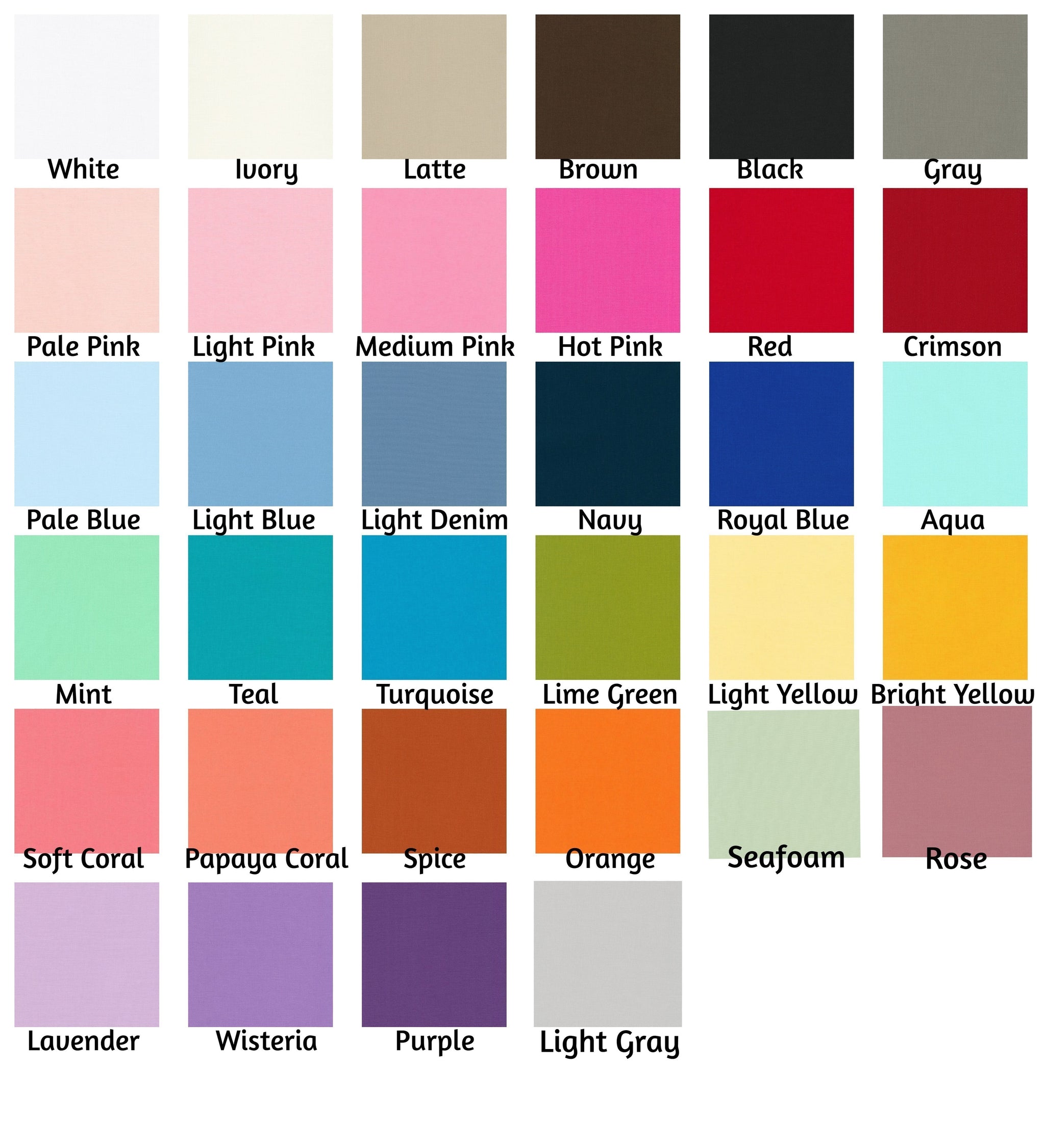 Pink Color Chart Names