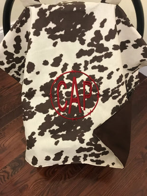 Car Seat Cover - Cow/Pony Hide Western