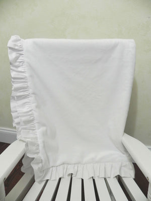 White Baby Girl Mini Crib Bedding Set - Girl Mini Crib Baby Bedding, White Mini Crib Bedding